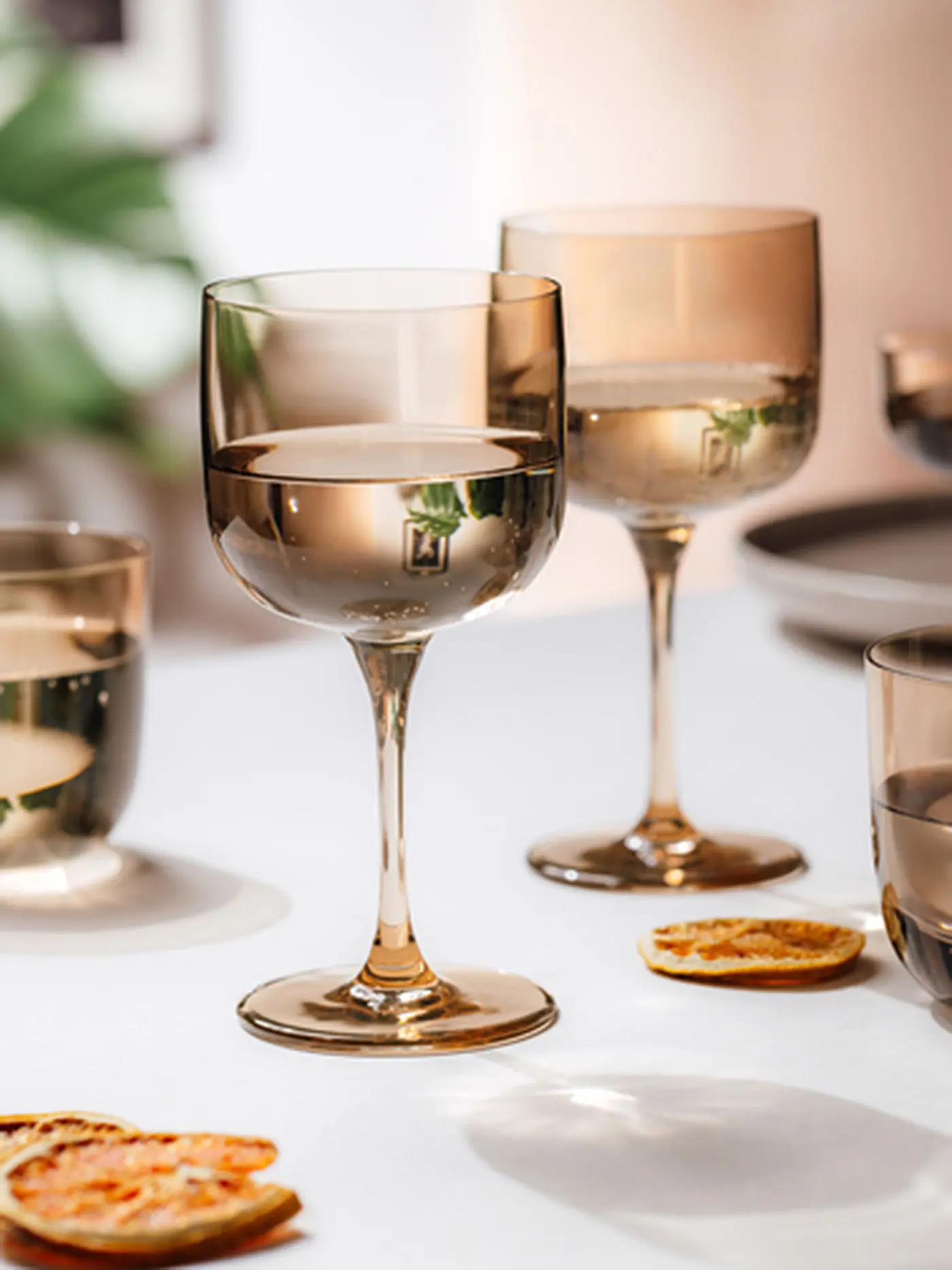 LIKE BY VILLEROY & BOCH | Weinglas/Weinkelch 2er Set LIKE GLASS 270ml Clay | 